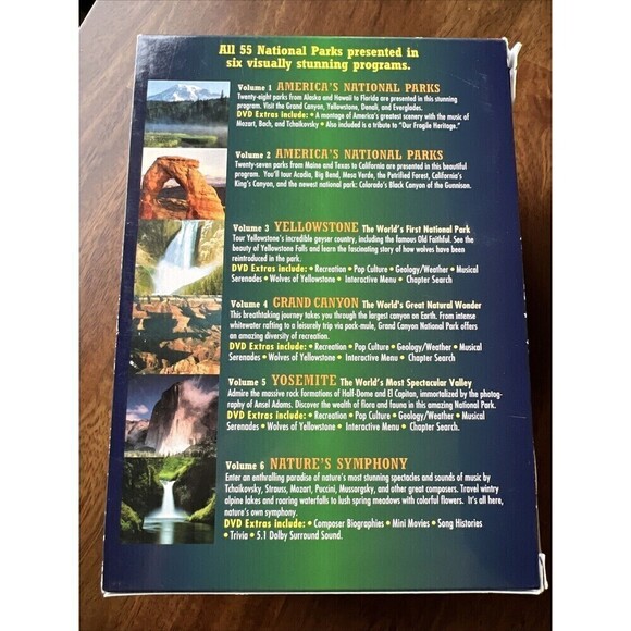 America's National Parks Collection - 6 Pack (DVD, 2002, 6-Disc Set) - Picture 2 of 15